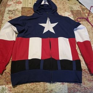 Marvel Blue, Red, and White Jacket